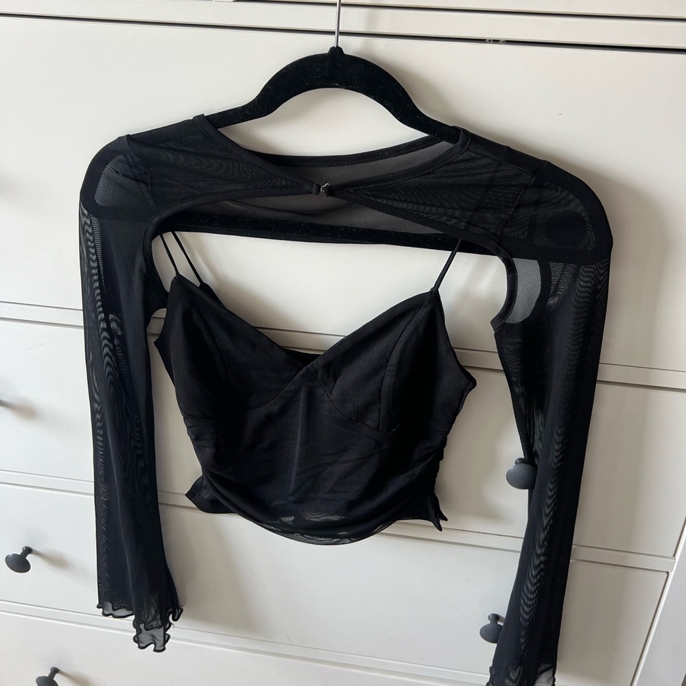 Tiger Mist Two Piece Top Set